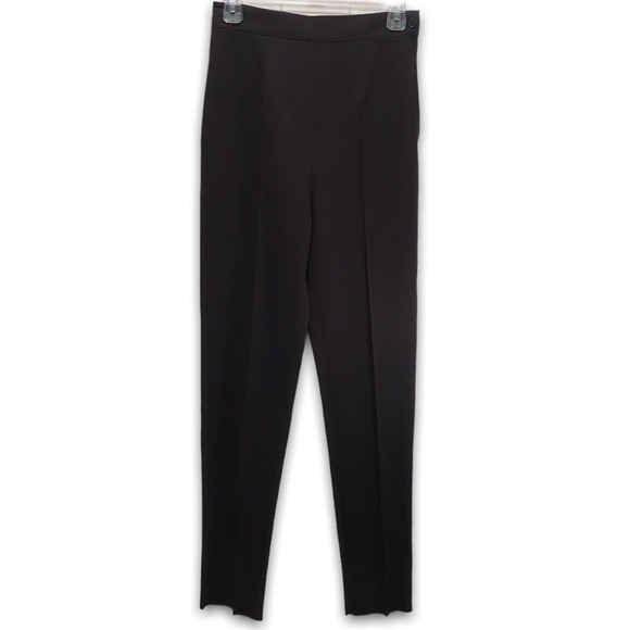 Valentino Miss V Gruppo GFT wool blend brown dress pants size 40/6 Tapered - Picture 5 of 15